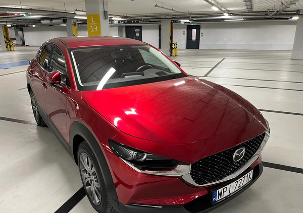 Mazda CX-30 cena 149000 przebieg: 6700, rok produkcji 2022 z Warszawa małe 277